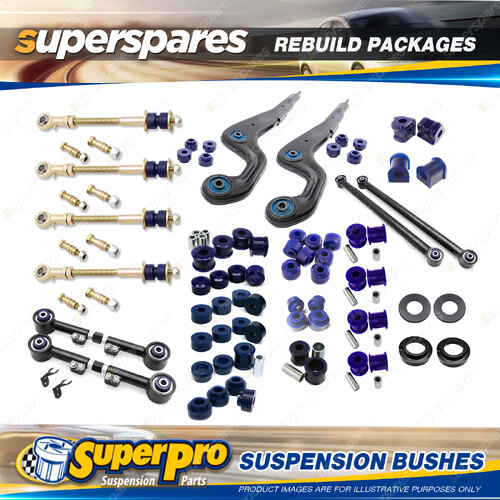 F+R SuperPro Suspenison Bush Kit for Nissan Patrol Y60 GQ Cab Coil Coil 88-89