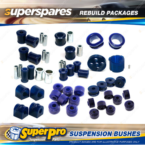 Front + Rear SuperPro Suspenison Bush Kit for Nissan Pintara R31 1986-1990