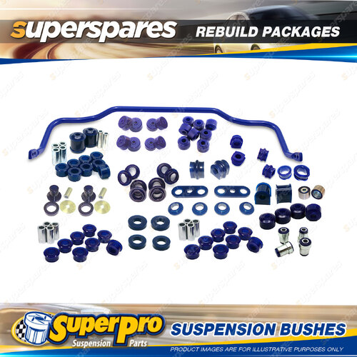 F+R SuperPro Suspenison Bush Kit for Nissan Skyline R32 AWD GTR Only 89-93