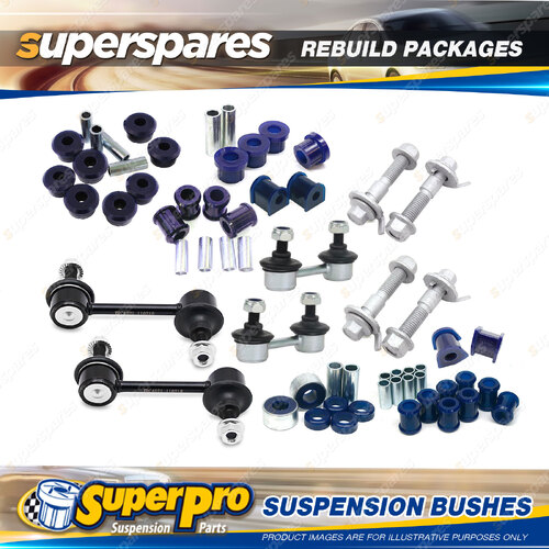 Front + Rear SuperPro Suspenison Bush Kit for Toyota Corolla E102 1994-1999