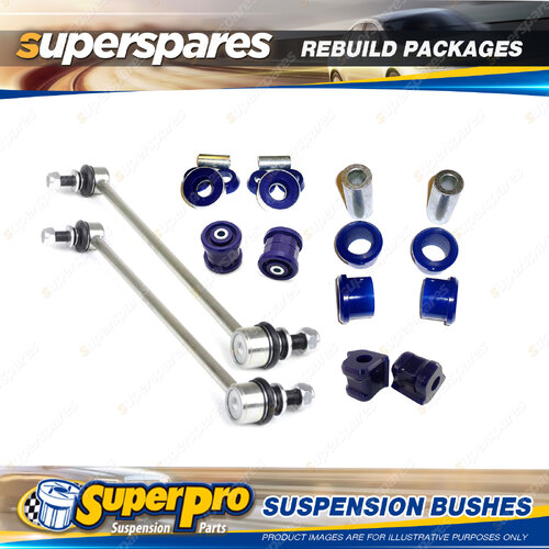 Front Rear SuperPro Suspenison Bush Kit for Toyota Corolla E160 E170 E180 12-on