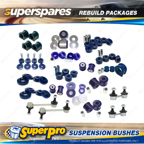 Front + Rear SuperPro Suspenison Bush Kit for Toyota Soarer JZZ 30 31 UZZ31 Late