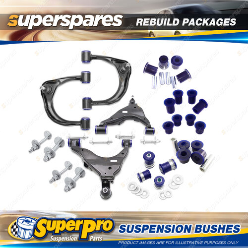 Front + Rear SuperPro Suspenison Bush Kit for Toyota Tacoma N2_ 4WD 2004-2015