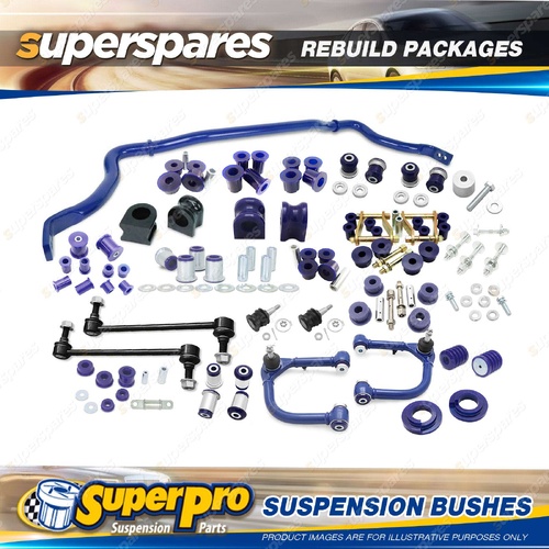 Front + Rear SuperPro Suspenison Bush Kit for Ford Ranger PY P703 2022-On