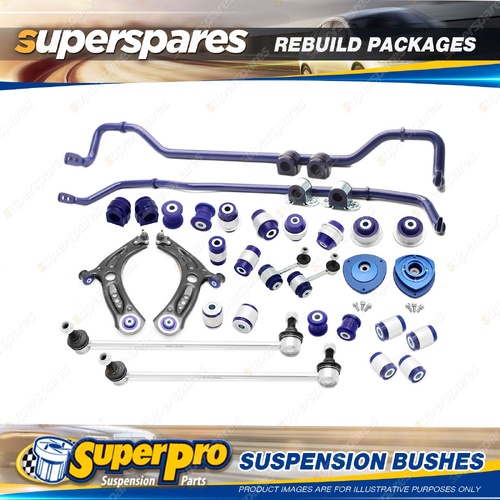 Front + Rear SuperPro Suspenison Bush Kit for Volkswagen Golf CD MK8 GTI 2020-On