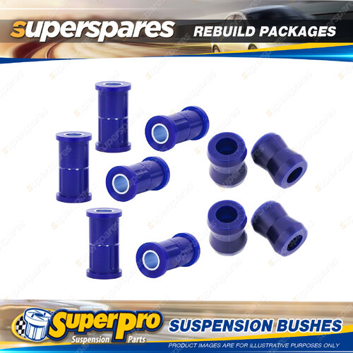 Rear SuperPro Suspenison Bush Kit for Ford Econovan Van 1978-1980