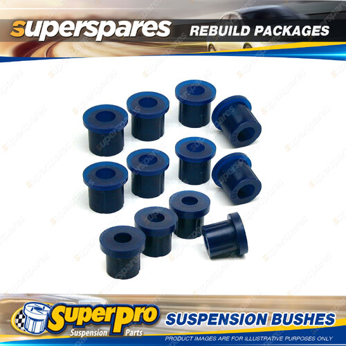Rear SuperPro Suspenison Bush Kit for Ford Econovan Spectron Van 1983-2000