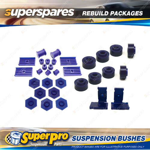 Rear SuperPro Suspenison Bush Kit for Ford Falcon XG Utility Van 96-99