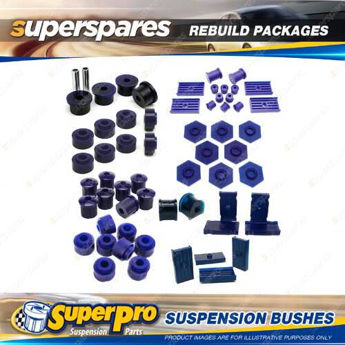 Rear SuperPro Suspenison Bush Kit for Ford Falcon XH XR6 Longreach Utility 96-99