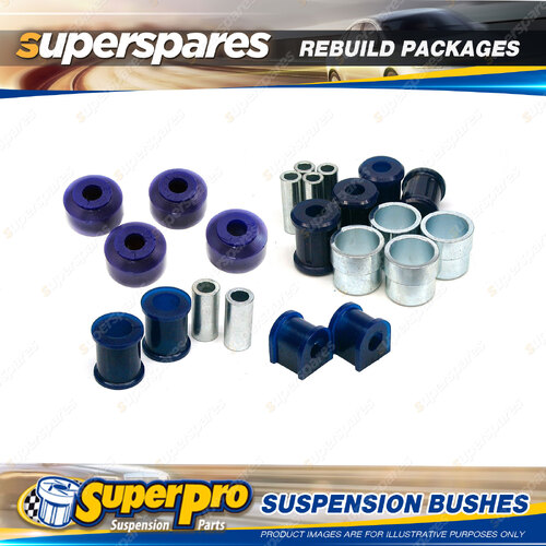 Rear SuperPro Suspenison Bush Kit for Ford Fiesta Mk 2 Incl. XR2 76-1997