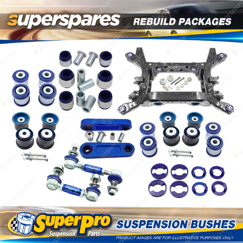 Full Rear SuperPro Suspenison Bush Kit for Ford Mustang S550 2014-ON