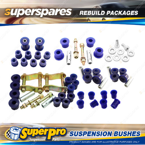 Rear SuperPro Suspenison Bush Kit for Ford Ranger PJ PK 4WD 2006-2011