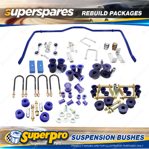 Rear SuperPro Suspenison Bush Kit for Ford Ranger PX I 2011-05/2015
