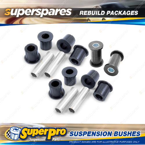 Rear SuperPro Suspenison Bush Kit for Ford Trader T3000 T4100 Ser 80-89