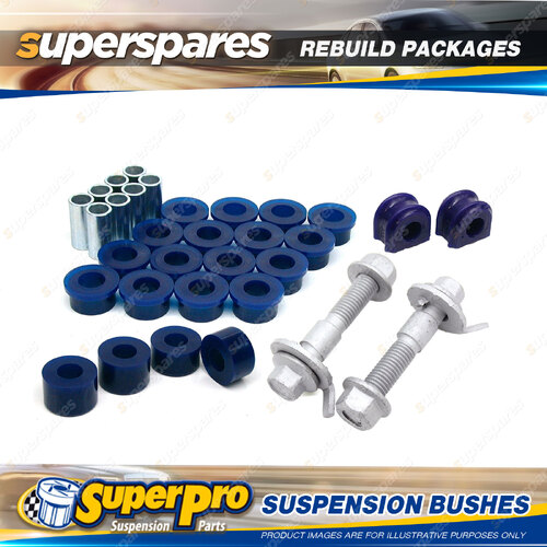 Rear SuperPro Suspenison Bush Kit for Holden Astra LD 1987 - 1989