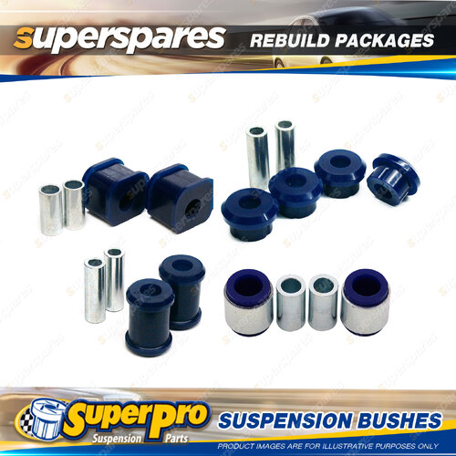 Rear SuperPro Suspenison Bush Kit for Holden Barina MF MH 1989-1994