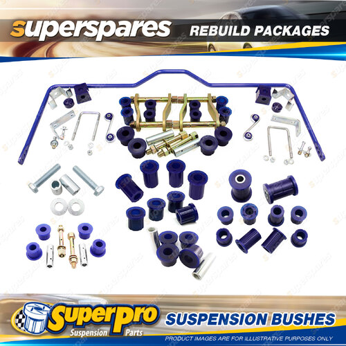 Rear SuperPro Suspenison Bush Kit for Holden Colorado RG 4WD 2WD Hi-Rider 12-on