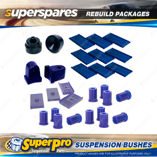Rear SuperPro Suspenison Bush Kit for Holden F Series FJ 1948-1957