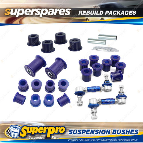 Rear SuperPro Suspenison Bush Kit for Holden Rodeo TFR 2WD TFS 4WD 02/88-02/03
