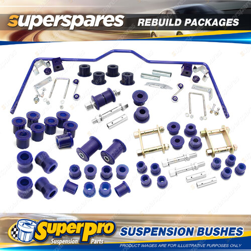 Rear SuperPro Suspenison Bush Kit for Holden Rodeo RA 2WD 4WD 2003-2008