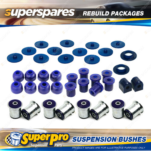 Rear SuperPro Suspenison Bush Kit for Holden Statesman HQ HX HZ 71-1980
