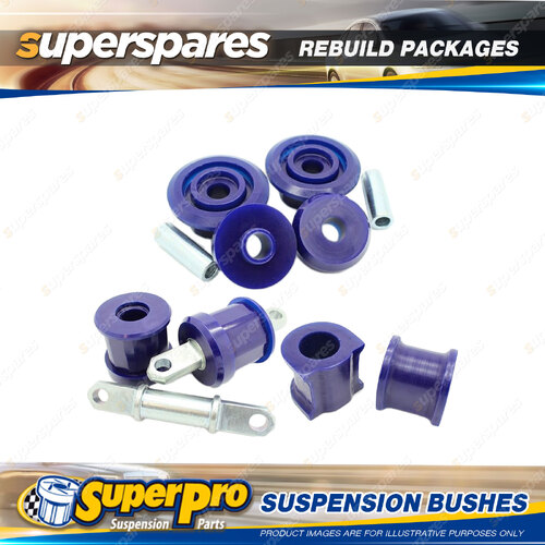 Rear SuperPro Suspenison Bush Kit for Mitsubishi Colt RG 2004-2012