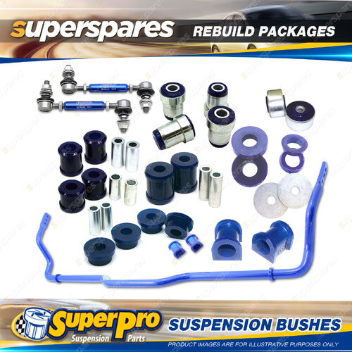 Rear SuperPro Suspenison Bush Kit for Mitsubishi Lancer EVO 4 5 6 96-01