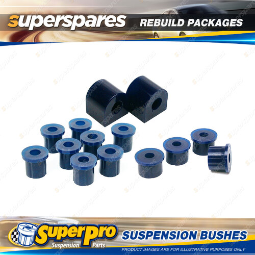 Rear SuperPro Suspenison Bush Kit for Nissan Bluebird W910 1981-1986
