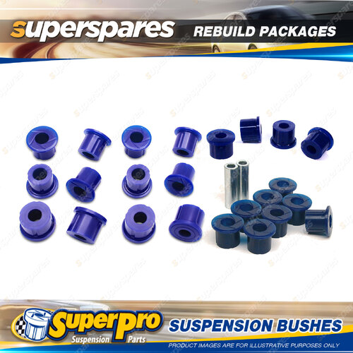 Rear SuperPro Suspenison Bush Kit for Nissan Navara Datsun D21 2WD V6 1992-1999