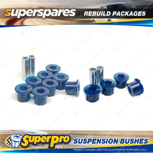 Rear SuperPro Suspenison Bush Kit for Nissan Navara Datsun D21 4WD V6 1992-1999