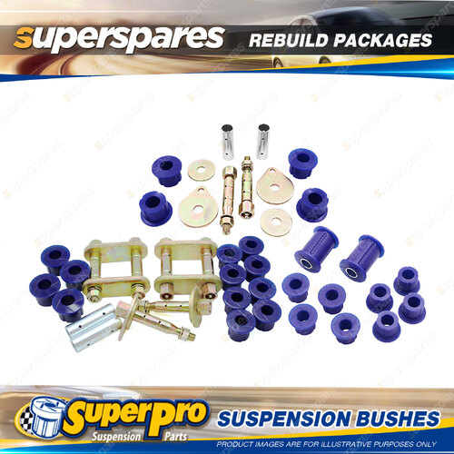 Rear SuperPro Suspenison Bush Kit for Nissan Navara D22 4WD 1997-2014