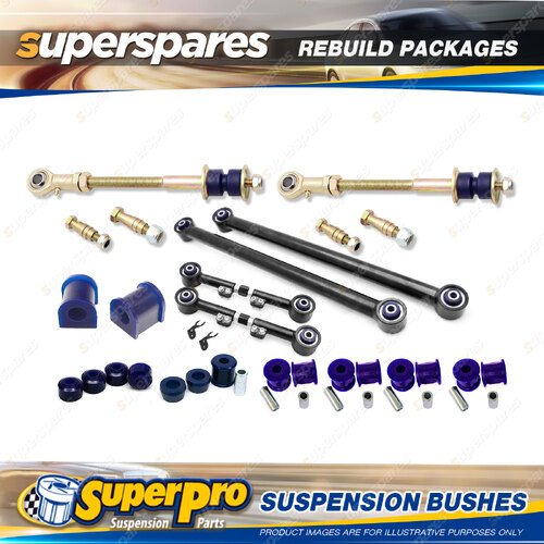 Rear SuperPro Suspenison Bush Kit for Nissan Patrol Y60 GQ Cab Coil Coil 88-89