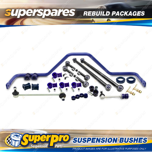 Rear SuperPro Suspenison Bush Kit for Nissan Patrol Y61 GU Wagon ABS 02-16