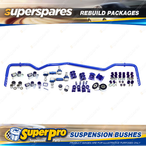 Rear SuperPro Suspenison Bush Kit for Nissan Stagea M35 AWD 2001-2007