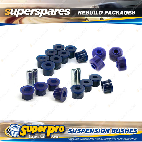 Rear SuperPro Suspenison Bush Kit for Toyota Corolla E70 E71 E72 wagon 79-87