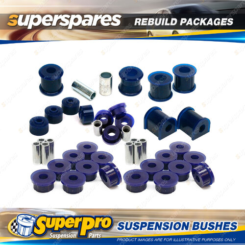 Rear SuperPro Suspenison Bush Kit for Toyota Corolla E86 1983-1987