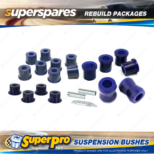 Rear SuperPro Suspenison Bush Kit for Toyota Hiace RH 20 32 42 1972-1985