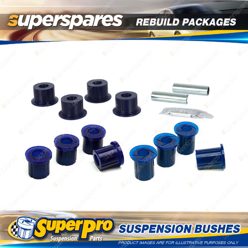 Rear SuperPro Suspenison Bush Kit for Toyota Hilux RZN154R RN90 Later 98-04