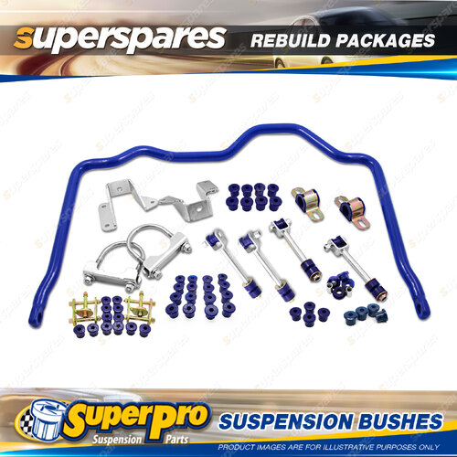 Rear SuperPro Suspenison Bush Kit for Toyota Landcruiser 79 Series 07-on