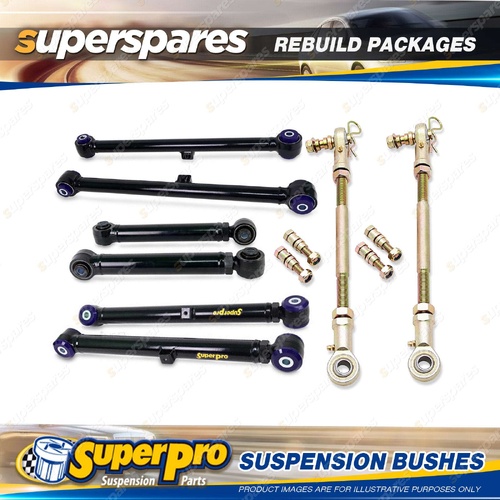 Rear SuperPro Suspenison Bush Kit for Jeep Gladiator JT 2020 - On