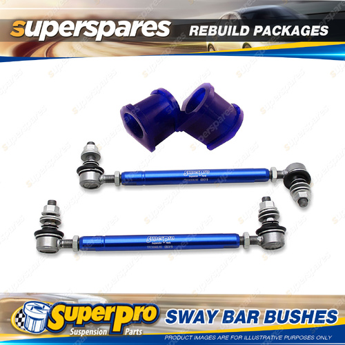 Front SuperPro Sway Bar Rebuild Kit for Ford Laser KQ 2001-09/2002