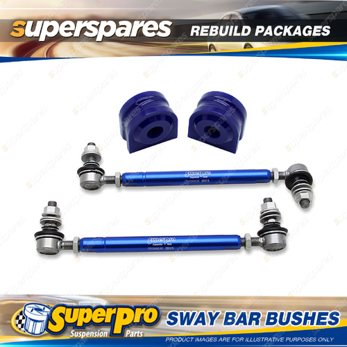 Front SuperPro Sway Bar Rebuild Kit for BMW 5 Series E60 E61 2003-2010