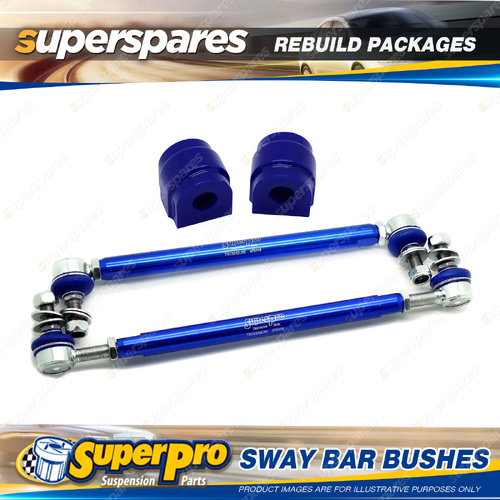 Front SuperPro Sway Bar Link + Mount Bush Rebuild Kit for BMW X1 E84 2009-2015