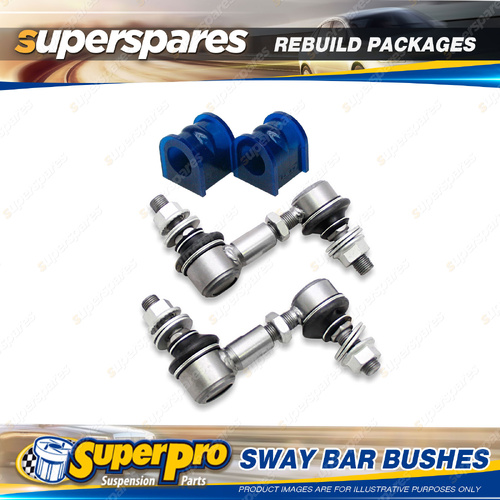 Front SuperPro Sway Bar Rebuild Kit for Nissan 300 ZX Z32 1989-1997