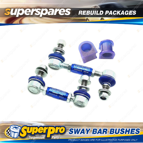 Front SuperPro Sway Bar Rebuild Kit for Toyota Supra MA70 MA71 _A70 1986-1993