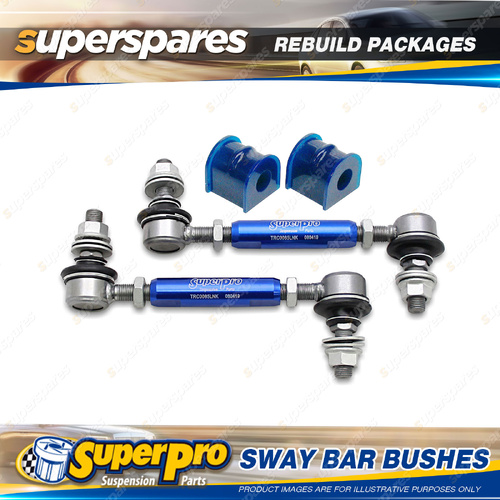 Front SuperPro Sway Bar Rebuild Kit for Holden Jackaroo Monterey UBS 4WD 92-04