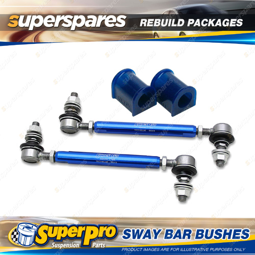 Front SuperPro Sway Bar Rebuild Kit for Mitsubishi Magna TH TJ 1999-2003