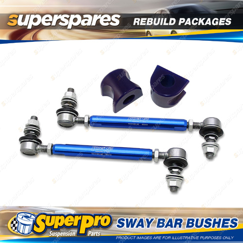 Front SuperPro Sway Bar Rebuild Kit for Subaru BRZ ZC6 ZD8 2012-On