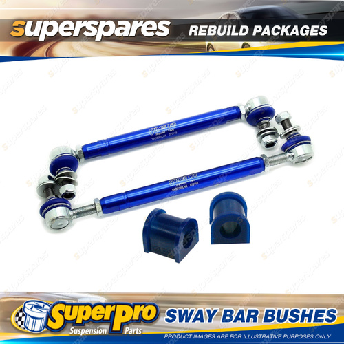 Front SuperPro Sway Bar Rebuild Kit for Toyota Kluger _U2_ 2000-2007