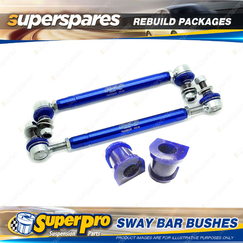 Front SuperPro Sway Bar Rebuild Kit for Toyota Prius W20 2003-2009